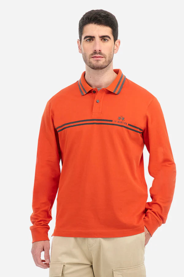 La Martina Man Polo Basic Piquet Stretch /Polo majica ZMP009PK001