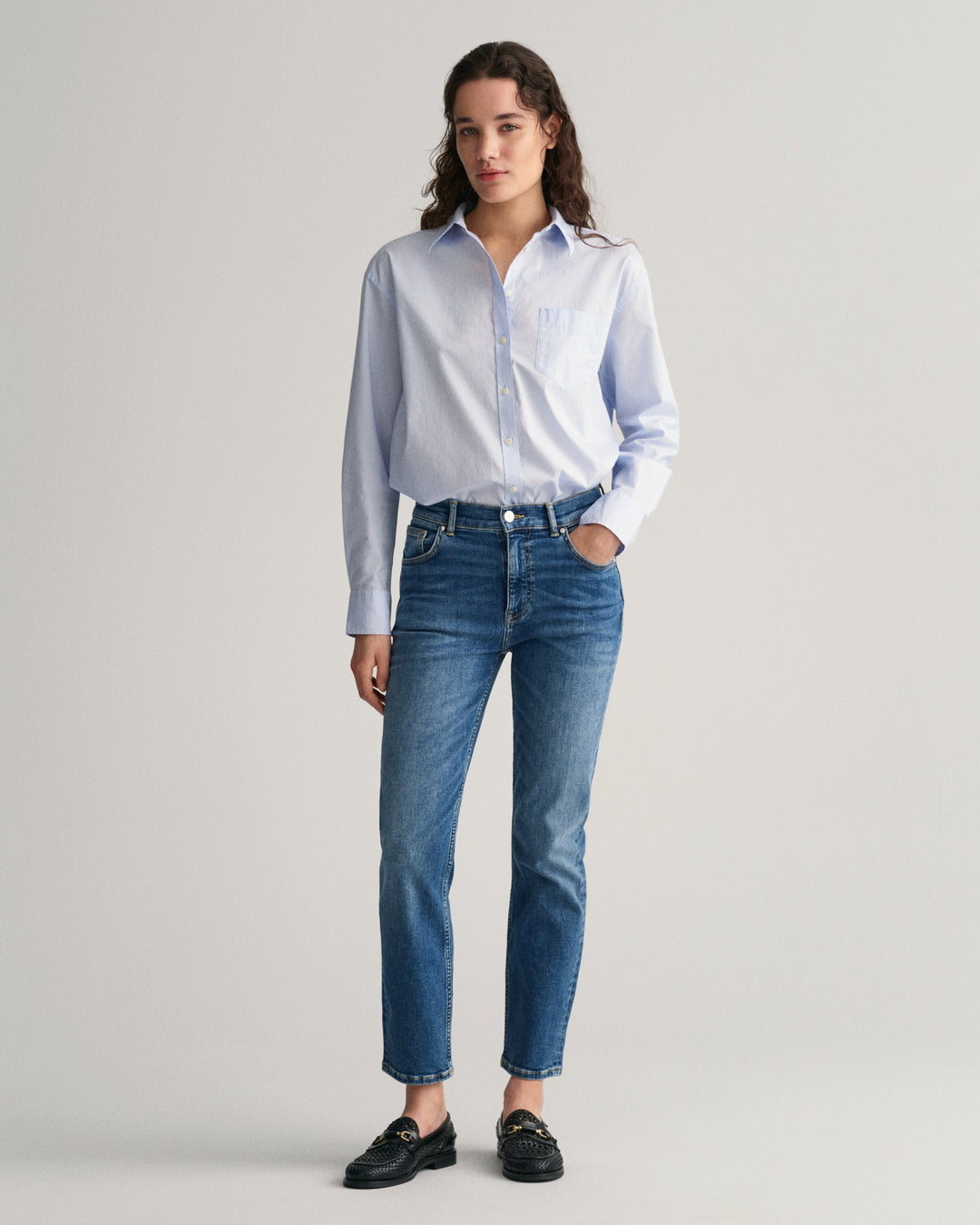 GANT Cropped Slim Jeans /Traperice 4100196