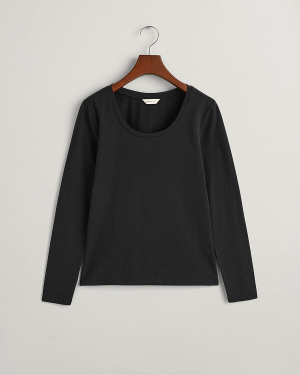 GANT Slim Cot/Ela Ls Scoop Neck Top/Majica 4203492