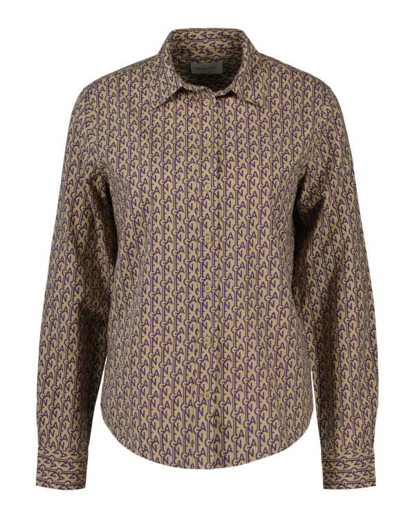 GANT Reg Monogram Print Ctn Voile Shirt/Košulja 4300368