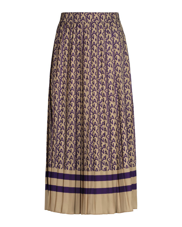 GANT Monogram Print Pleated Skirt/Suknja 4400136