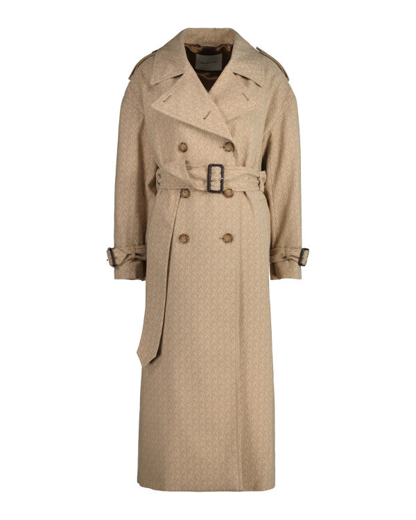 GANT Monogram Jacquard Trench Coat/Baloner 4751122