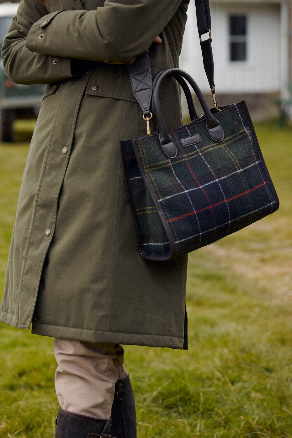 Barbour Barrhill Tartan Tote Bag/Torba LBA0423