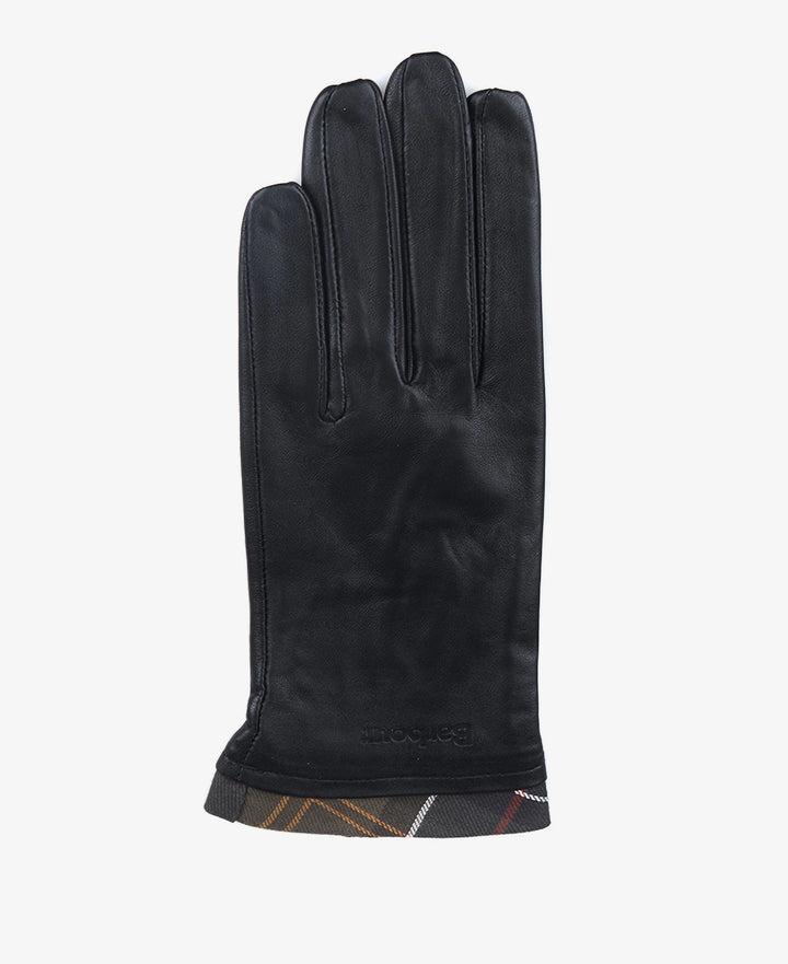 Barbour Tartan Trimmed Leather Gloves/Rukavice LGL0048