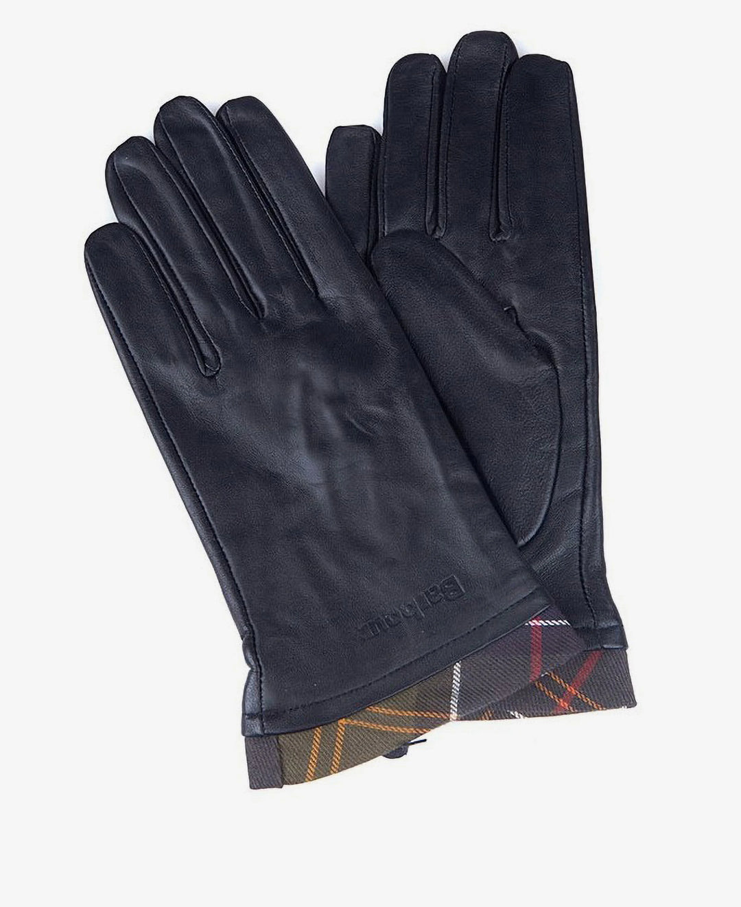 Barbour Tartan Trimmed Leather Gloves/Rukavice LGL0048