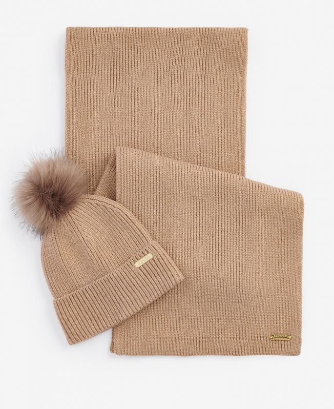 B.Intl Mallory Beanie And Scarf Gift Set/Kapa i šal set LGS0072