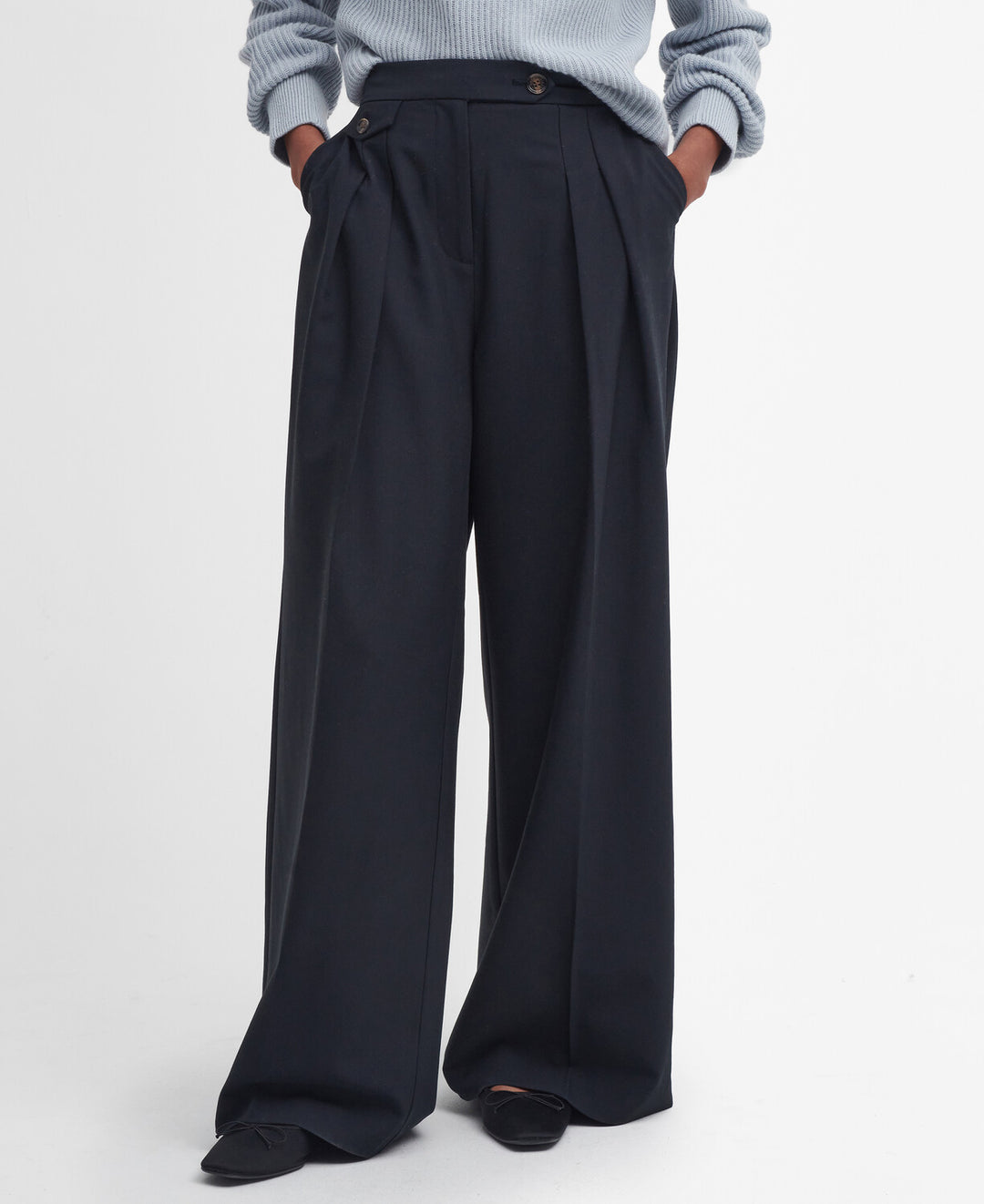 Barbour Francis Wide Leg Trousers/Hlače LTR0367