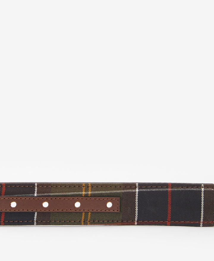 Barbour Reversible Tartan Leather Belt/Remen MAC0364