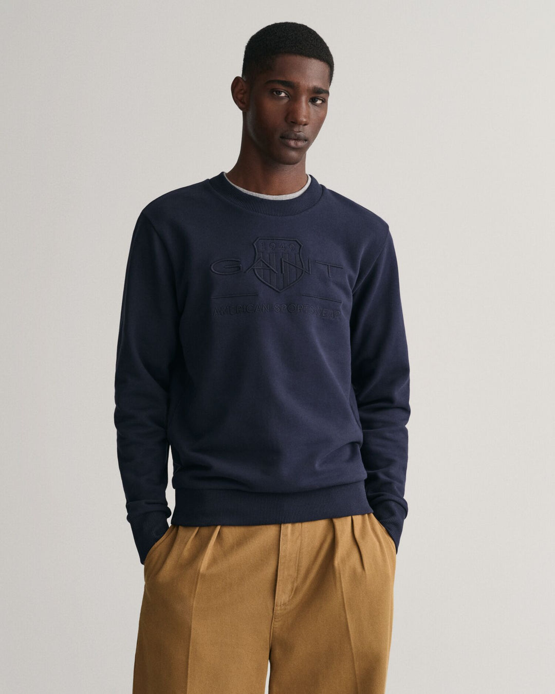 GANT Reg Tonal Shield C-Neck Sweat/Pulover 2036017