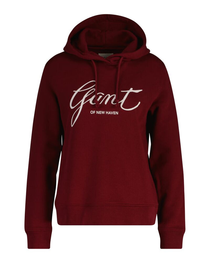 GANT Reg Script Hoodie/Duks 4201252