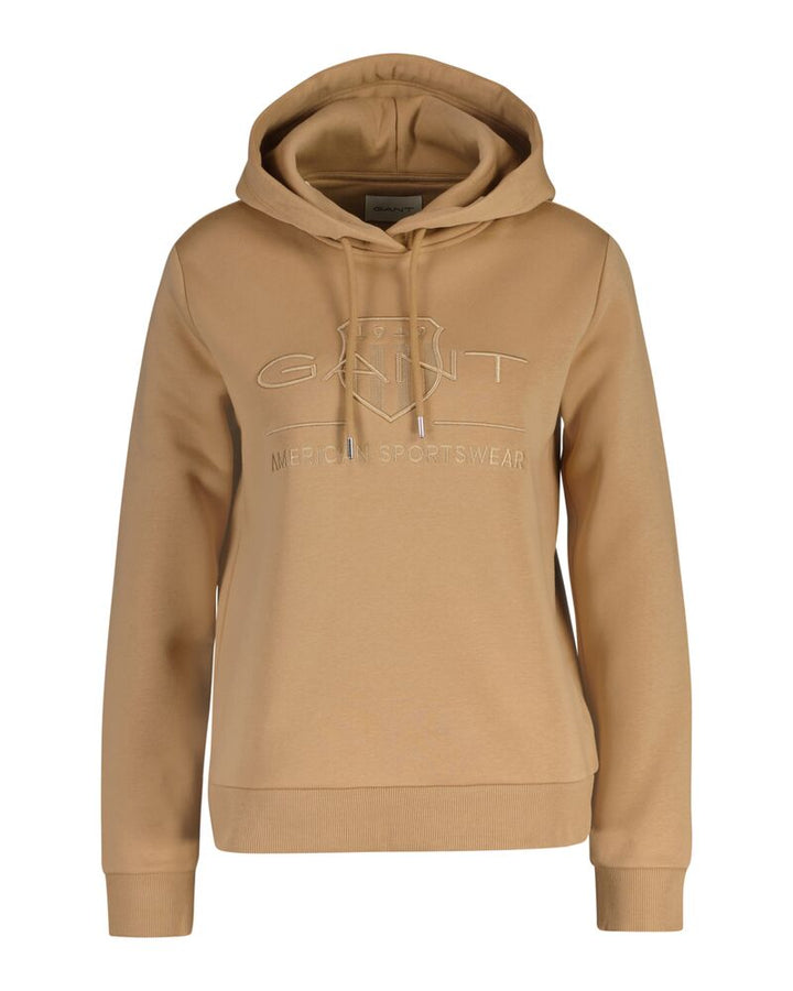 GANT Reg Tonal Shield Hoodie/Duks 4203648