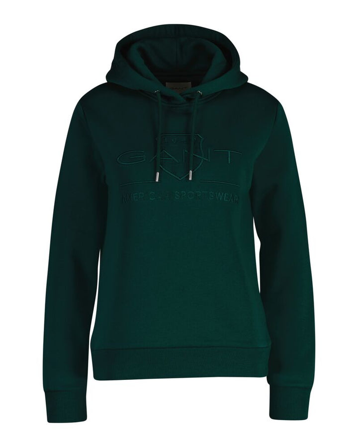 GANT Reg Tonal Shield Hoodie/Duks 4203648