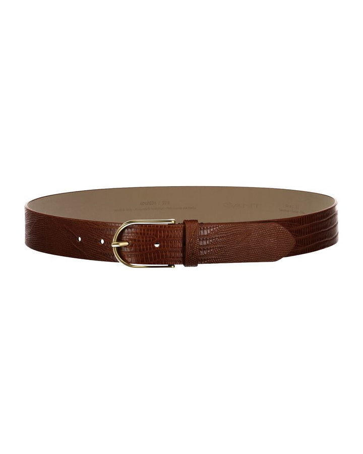 GANT Lizard Pattern Leather Belt/Remen 4940024