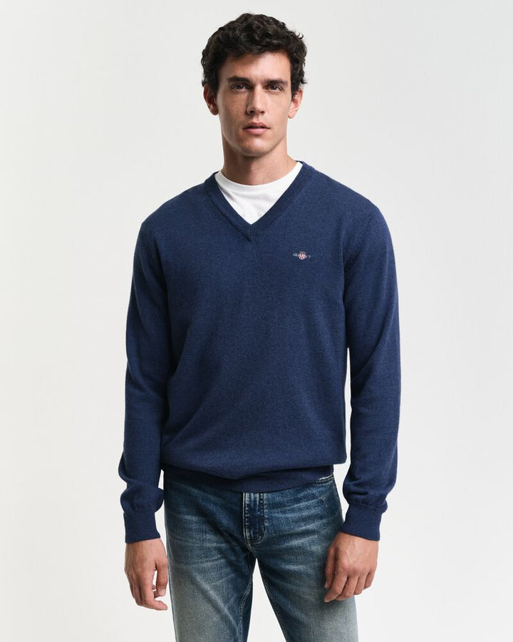 GANT Ctn/Wo V-Neck/Pulover 8060069