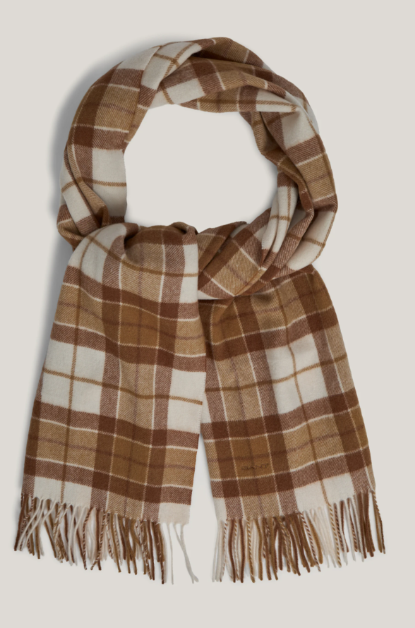 GANT Checked Wool Scarf/Šal  4920230