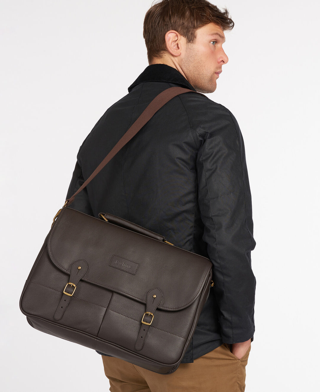 Barbour Leather Briefcase/Torba UBA0011