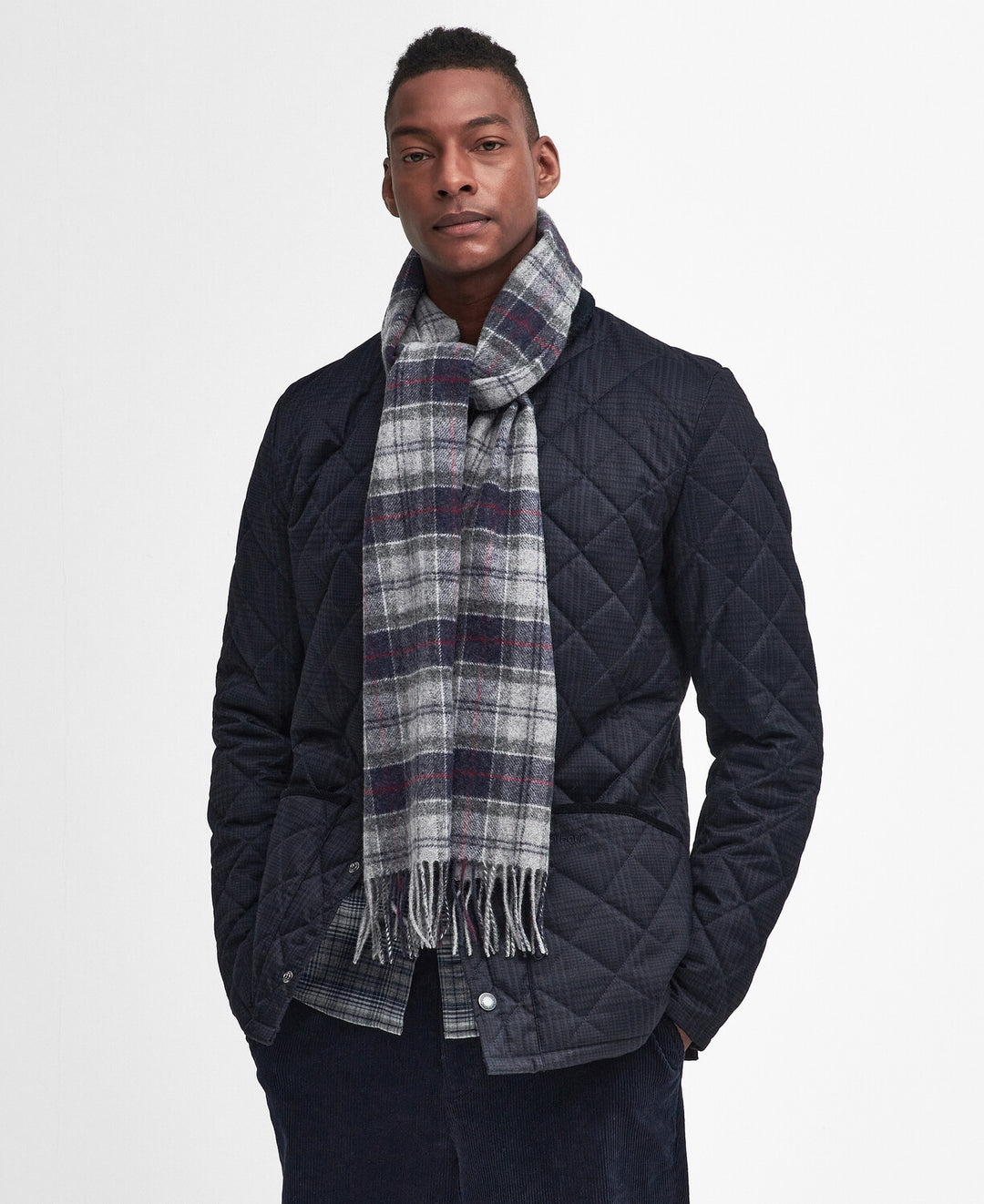 Barbour Tartan Lambswool Scarf/Šal USC0001