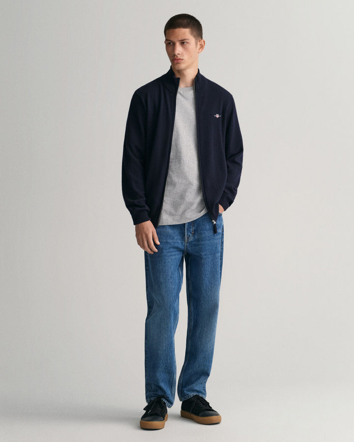 GANT Superfine Lambswool Zip Cardigan/Pulover 87214