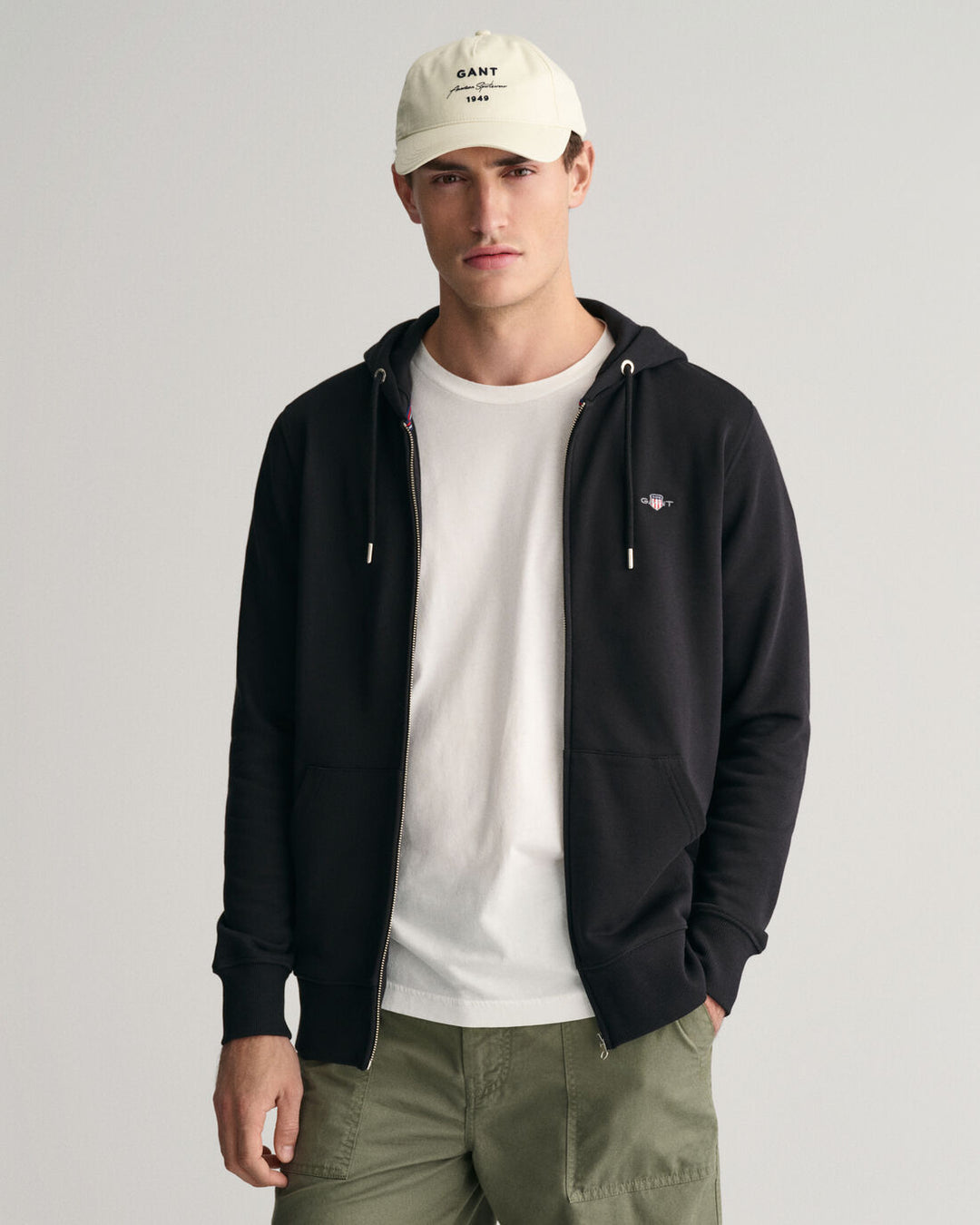 GANT Reg Shield Full Zip Hoodie/Duks 2007059