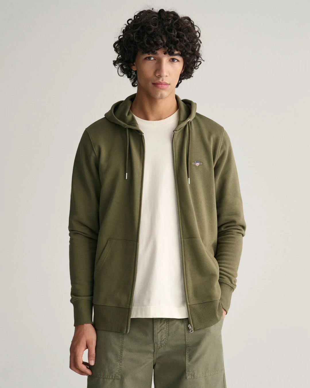 GANT Reg Shield Full Zip Hoodie/Duks 2007059