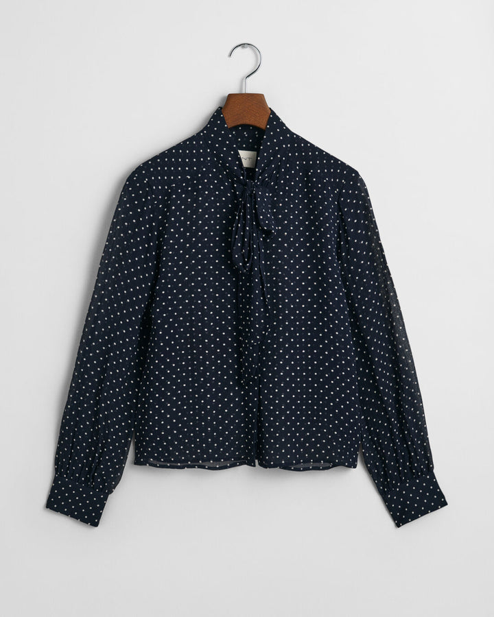 GANT Regular Dot Print Bow Blouse/Košulja 4300394