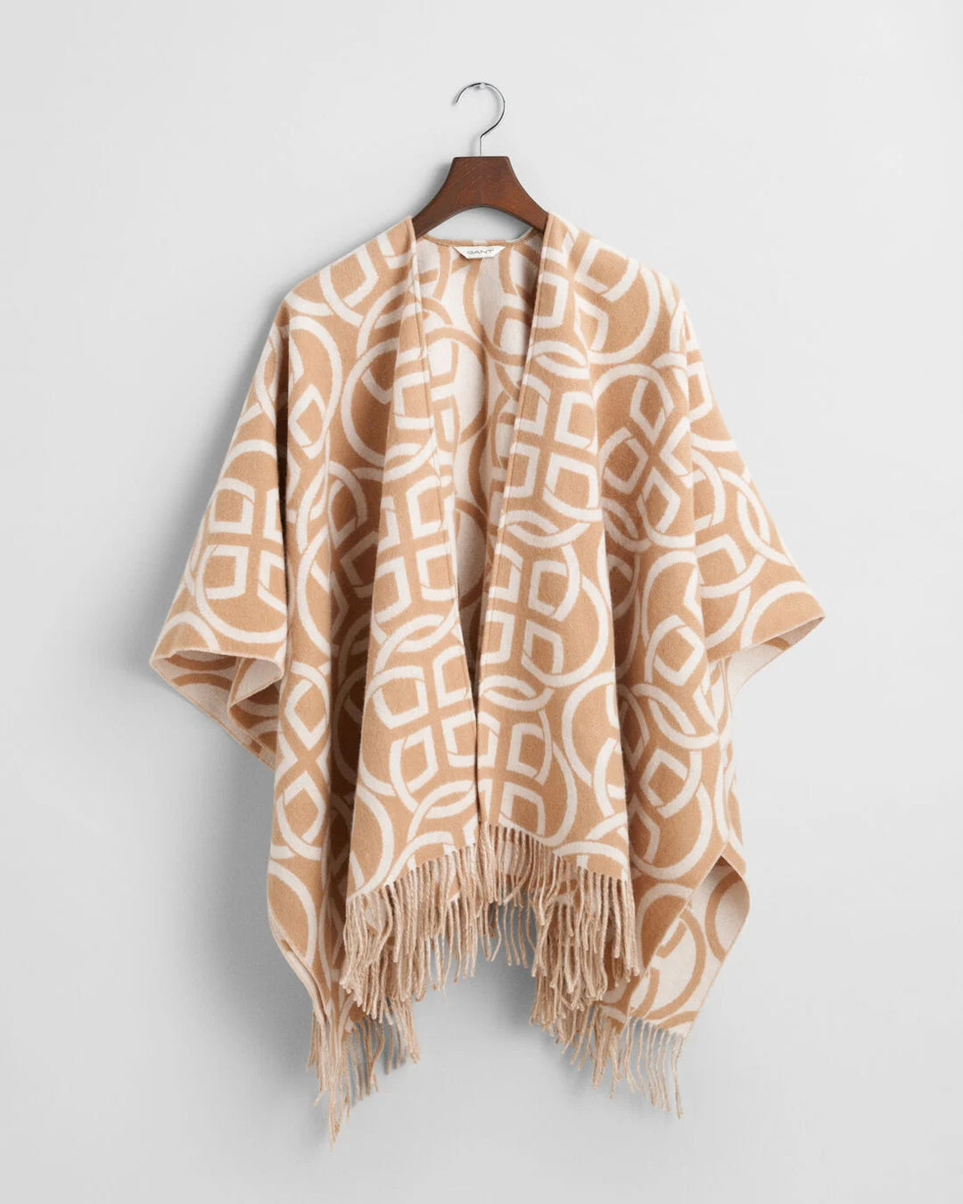 GANT G Pattern Wool Poncho/Pončo 4920227