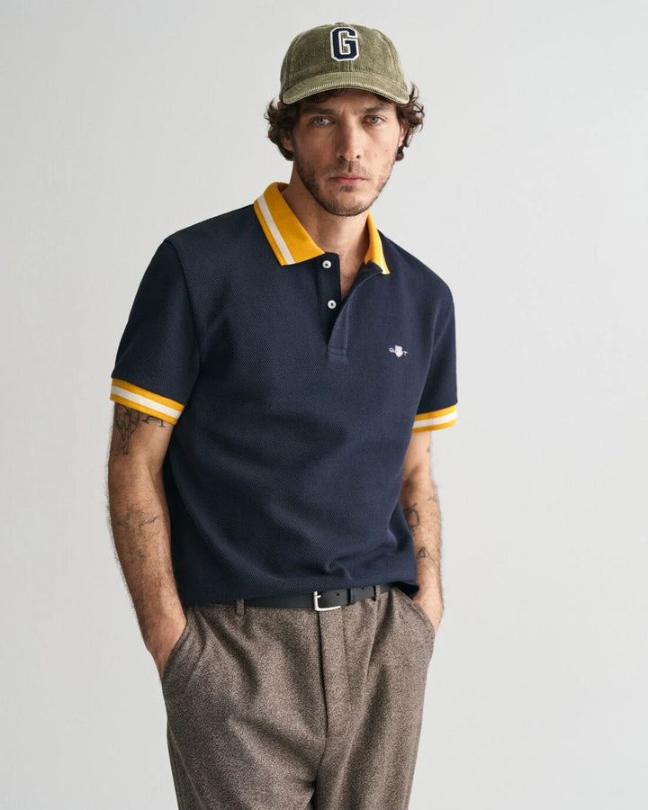 GANT Texture Popcorn Ss Polo/Polo majica 2042013