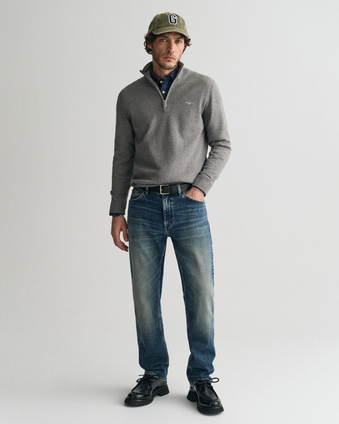 GANT Classic Cotton Half Zip/Pulover 8030564