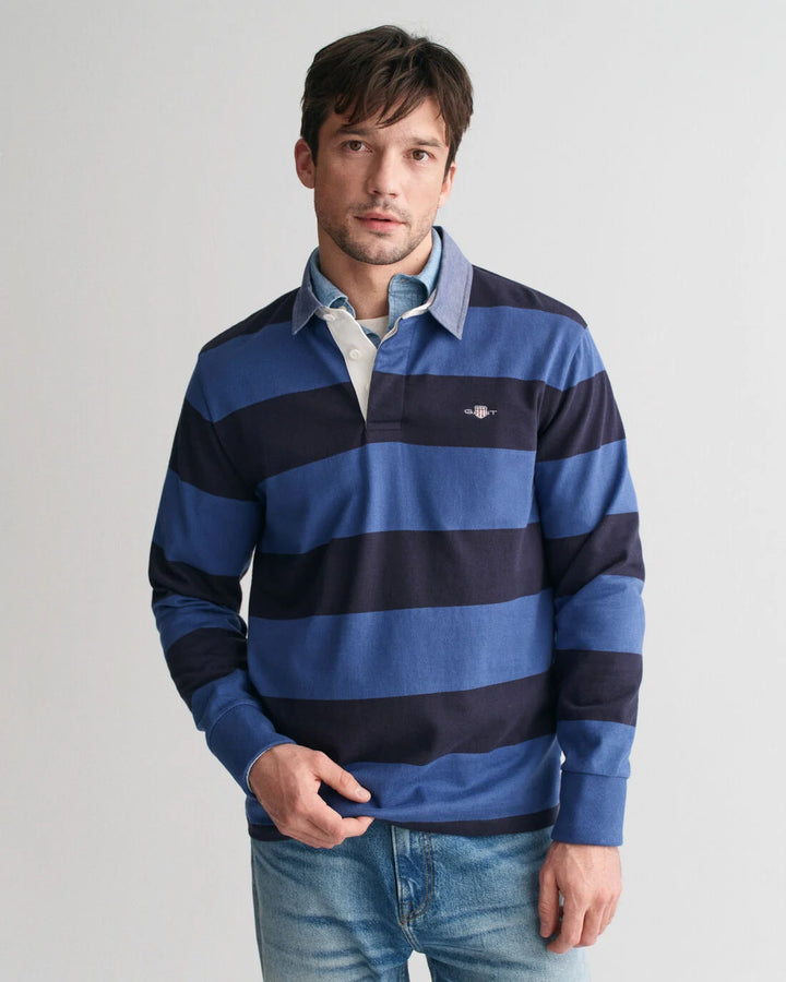 GANT Reg Chambray Stripe Heavy Rugger/Polo majica 2004083