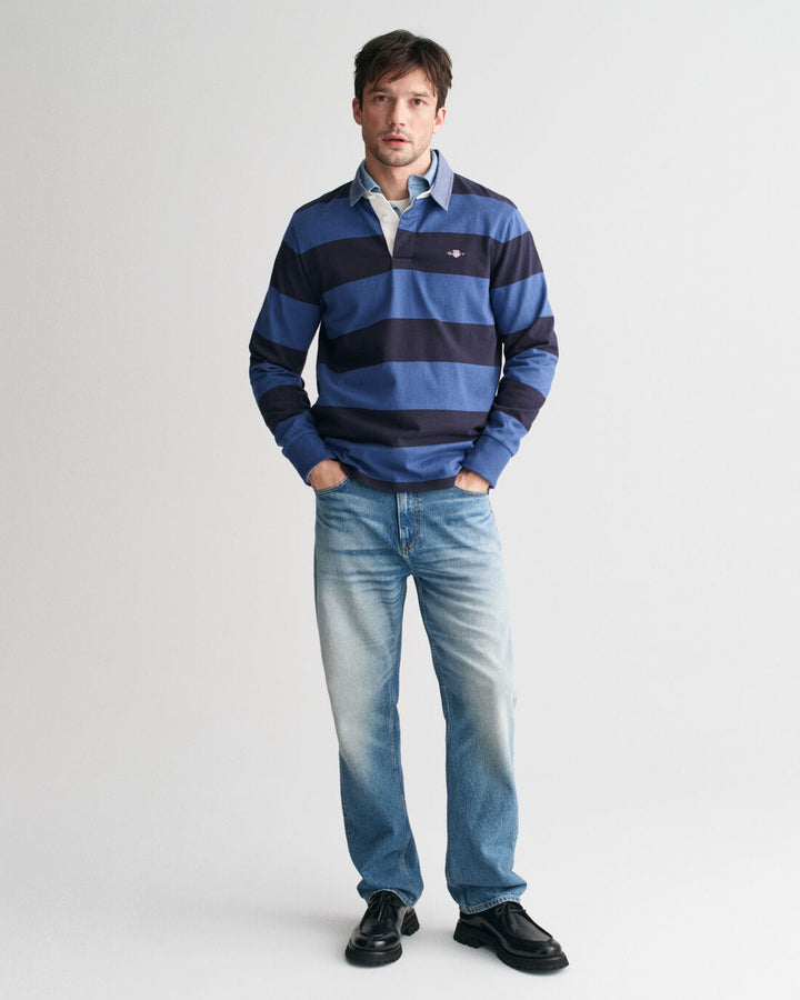 GANT Reg Chambray Stripe Heavy Rugger/Polo majica 2004083