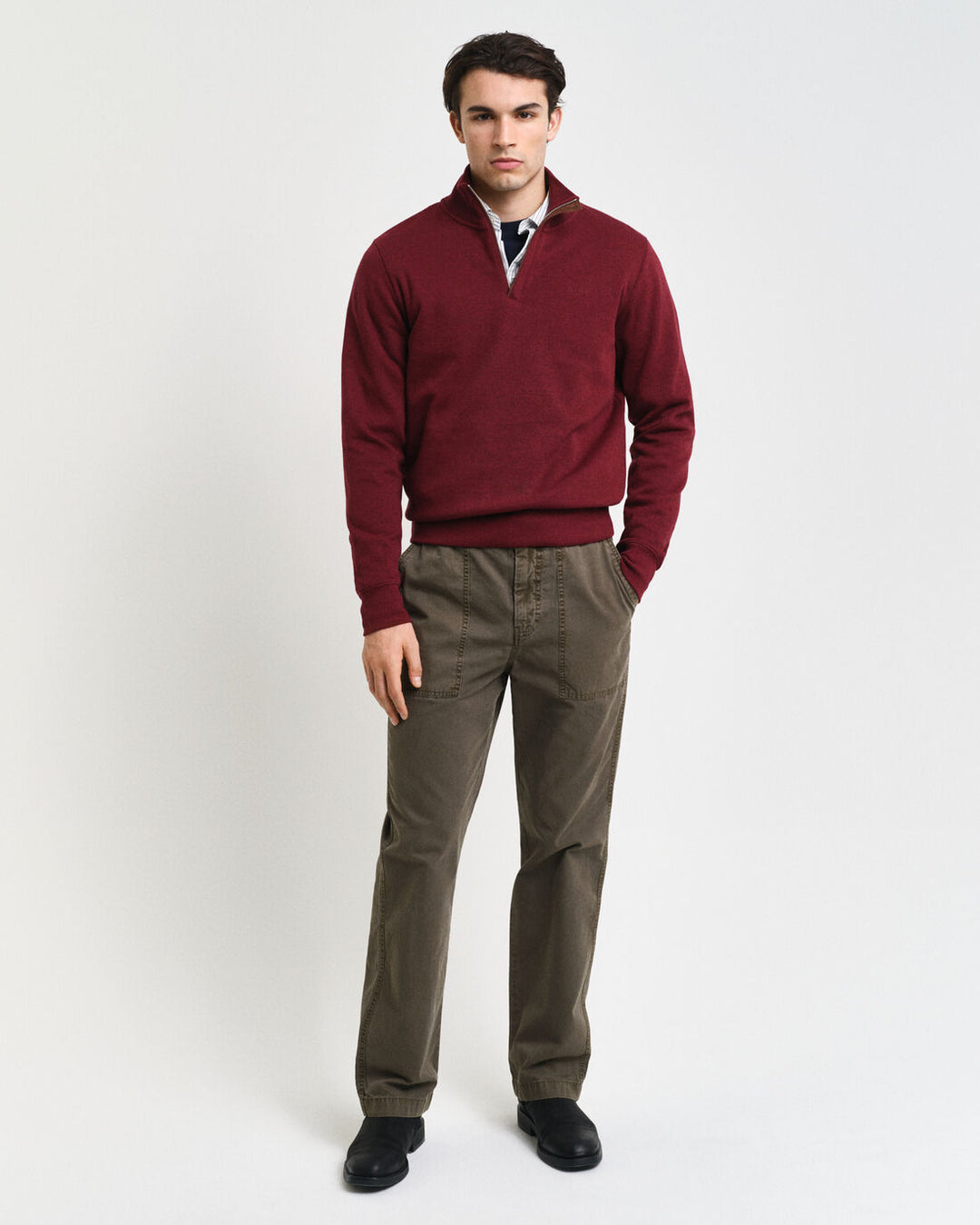 GANT Sacker Rib Half Zip/Pulover 2068028