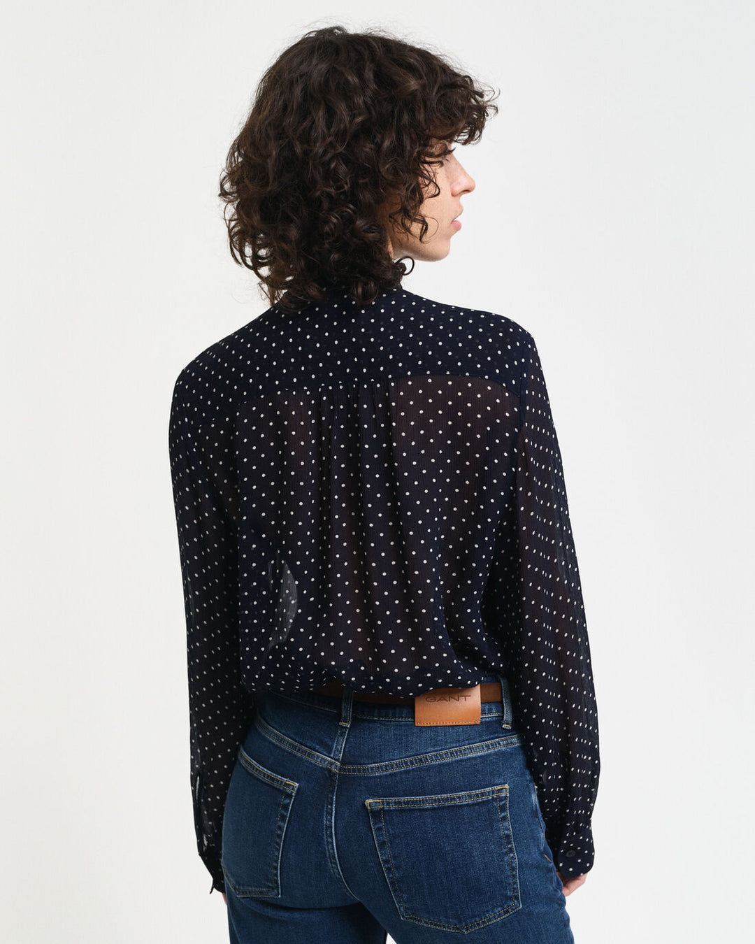 GANT Regular Dot Print Bow Blouse/Košulja 4300394