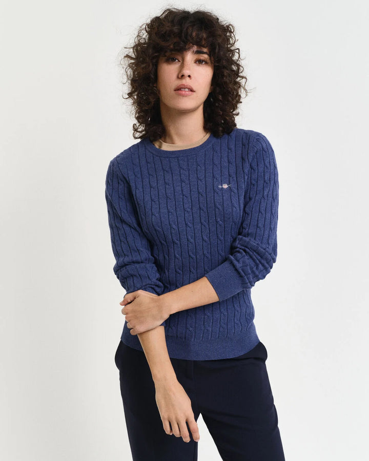 GANT Stretch Cotton Cable C-Neck/Pulover 4800100