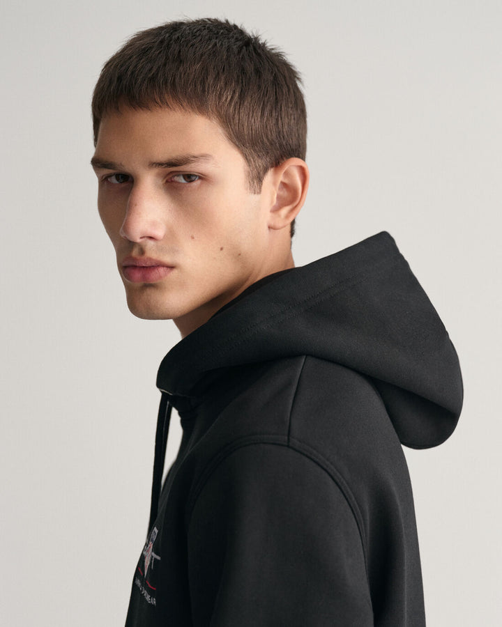 GANT Reg Medium Archive Shield Hoodie/Duks 2047084