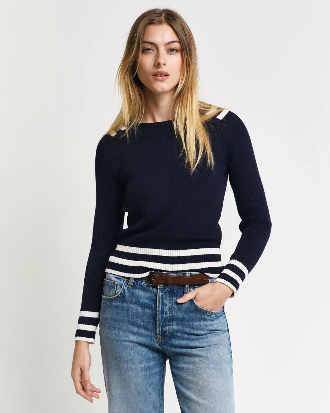 GANT Contrast Detail C-Neck/Pulover 4805255