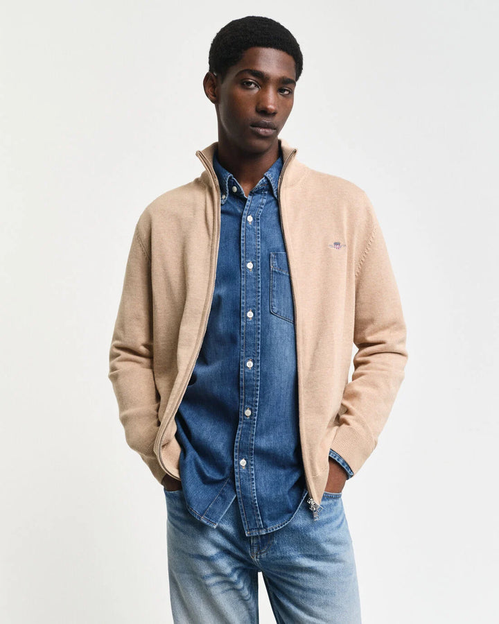 GANT Casual Cotton Zip Cardigan/Pulover 8030164