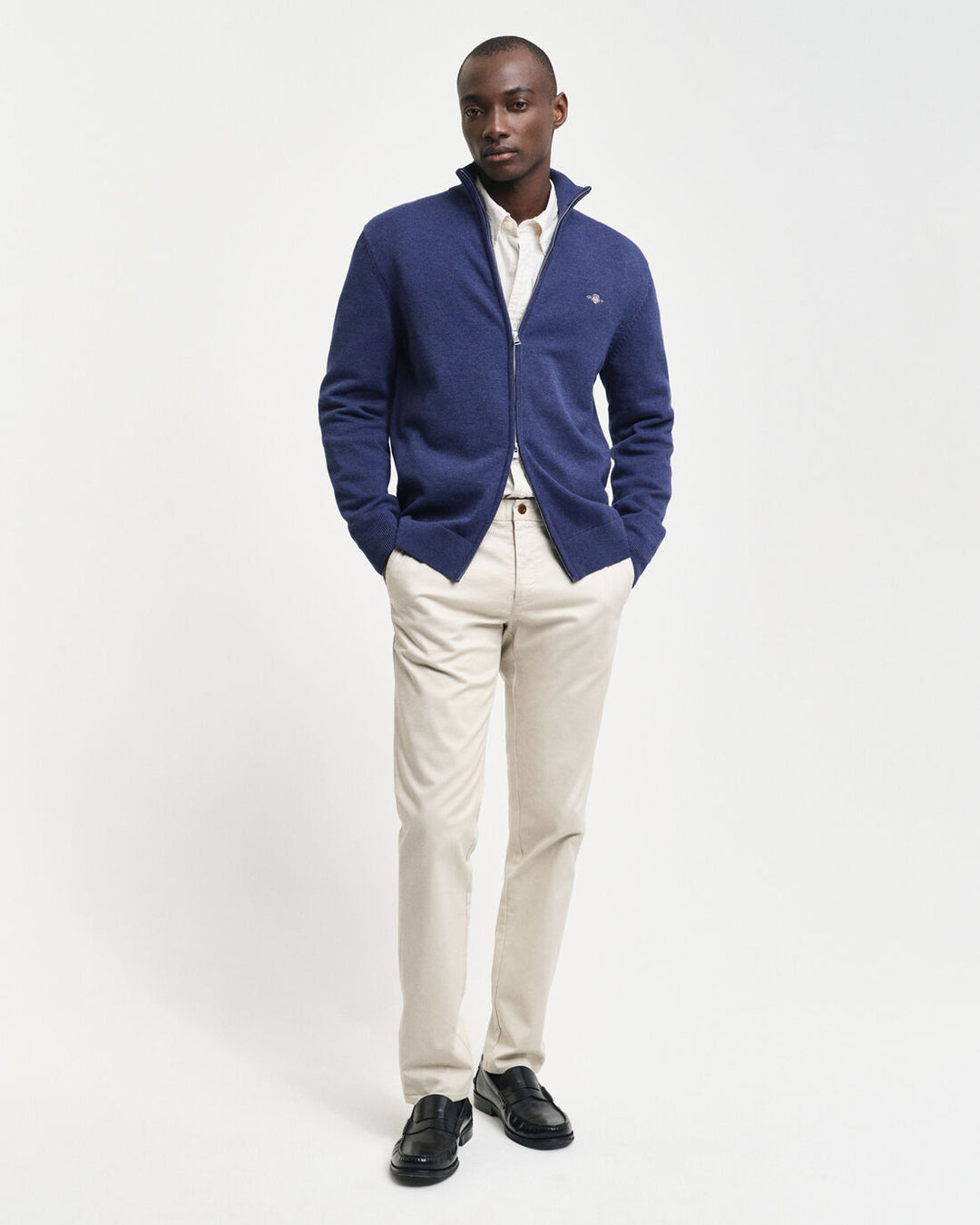 GANT Casual Cotton Zip Cardigan/Pulover 8030164