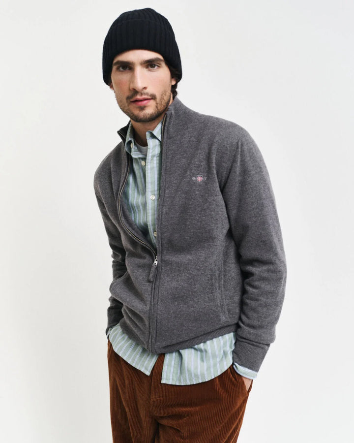 GANT Superfine Lambswool Zip Cardigan/Pulover 87214