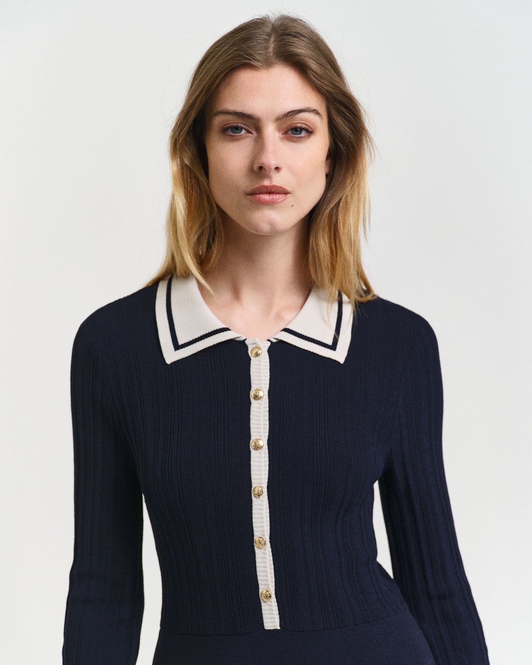 GANT Contrast Ribbed Knitted Dress/Haljina 4502080