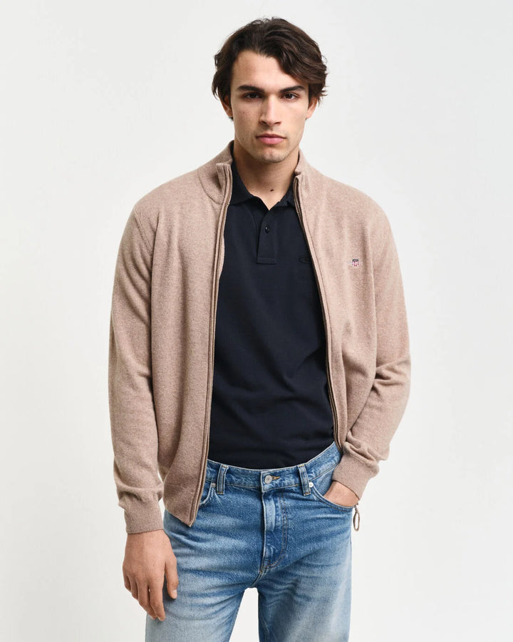 GANT Superfine Lambswool Zip Cardigan/Pulover 87214