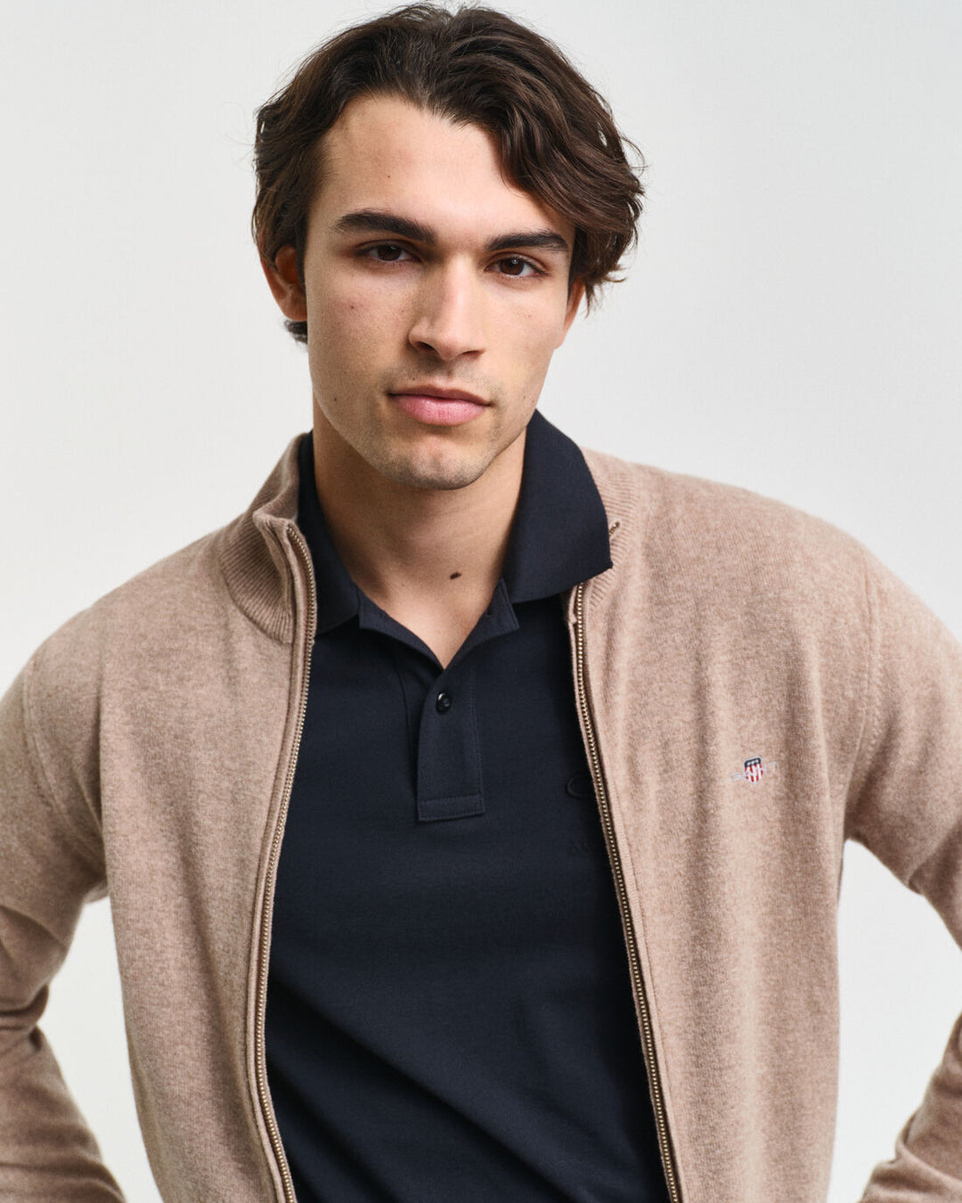 GANT Superfine Lambswool Zip Cardigan/Pulover 87214