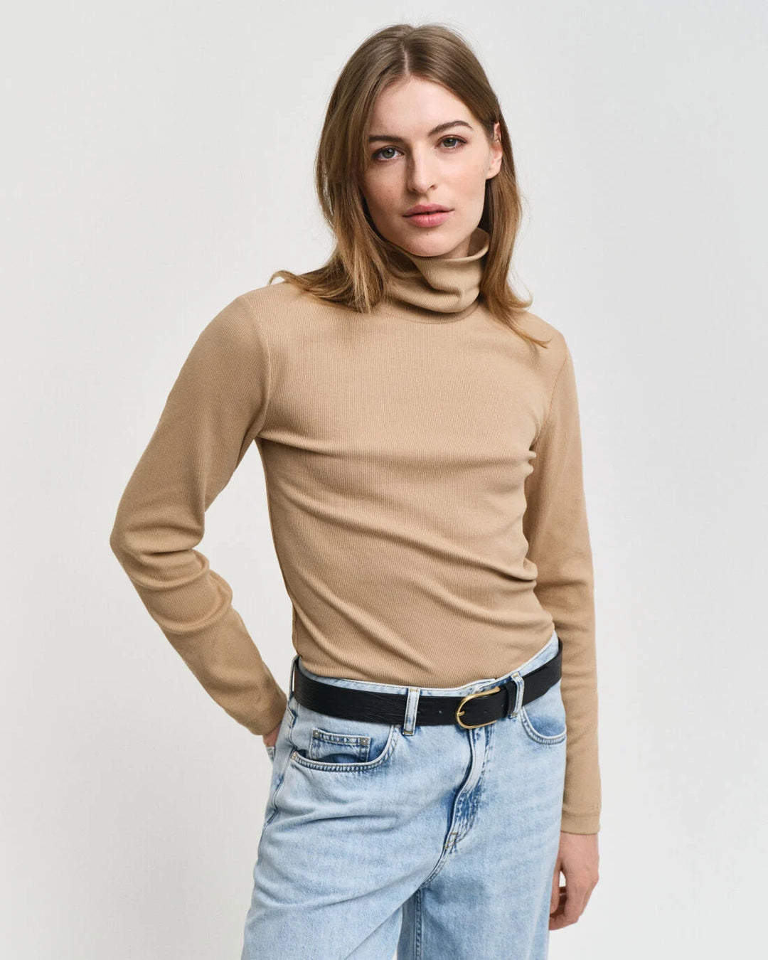 GANT Slim Rib Turtleneck/Pulover 4200764