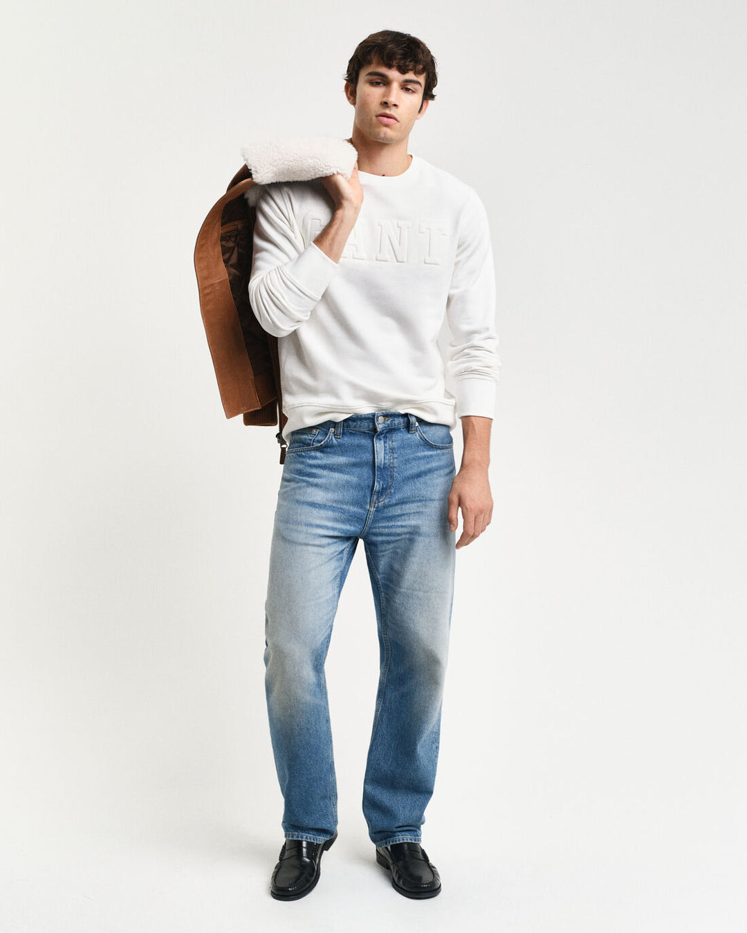 GANT Embossed C-Neck Sweat/Duks 2015085