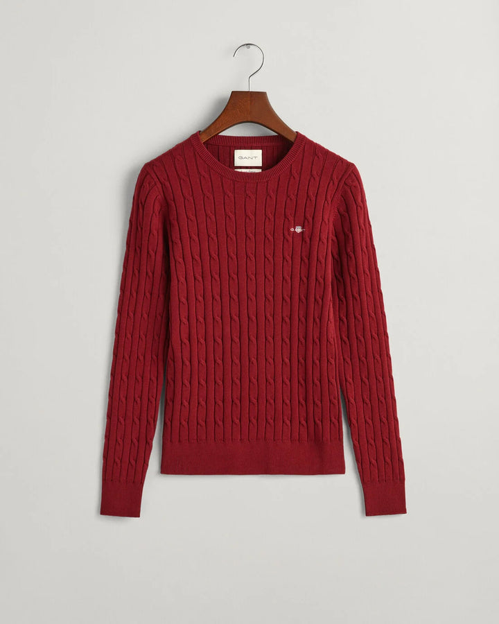 GANT Stretch Cotton Cable C-Neck/Pulover 4800100