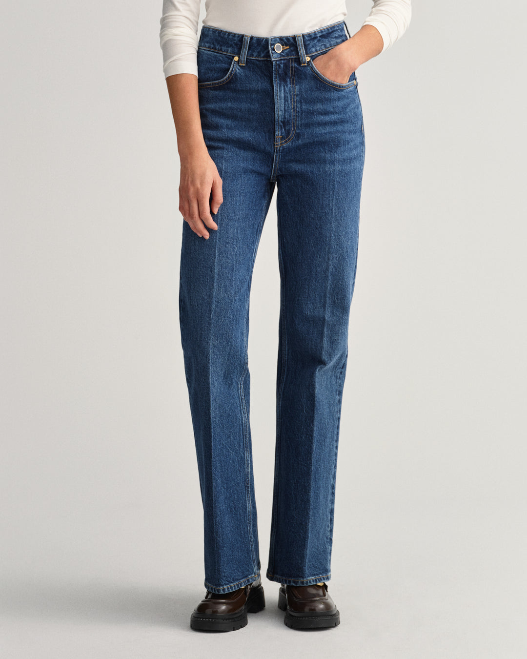 GANT High-Waisted Flare Jeans/Traperice 4100170