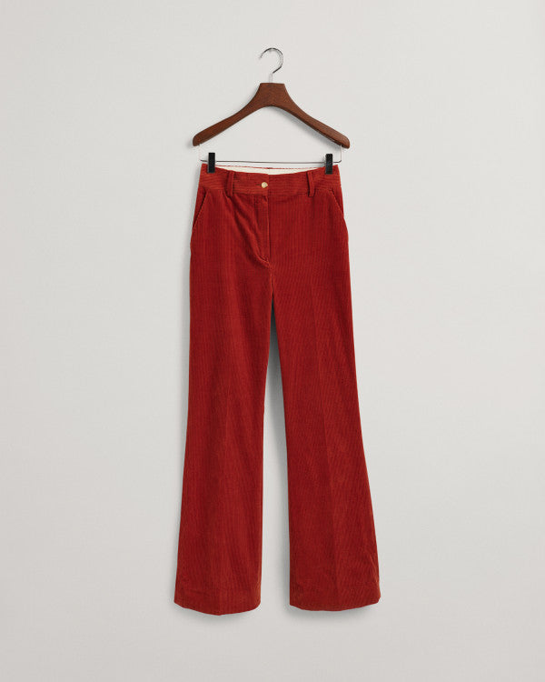 GANT  High-Waisted Flare Corduroy Pants/Hlače 4150233