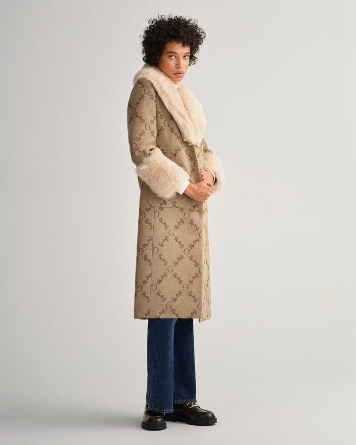 GANT G Monogram Jacquard Coat/Kaput 4751082