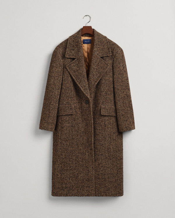 GANT Herringbone Overcoat/Kaput 4751085