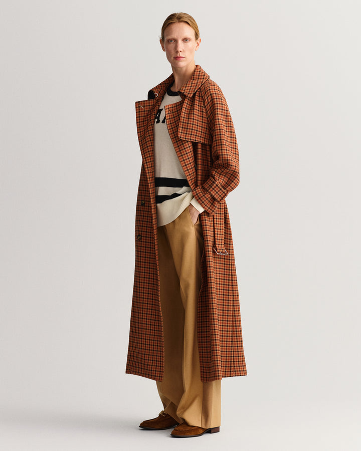 GANT Check Trench Coat/Kaput 4751087