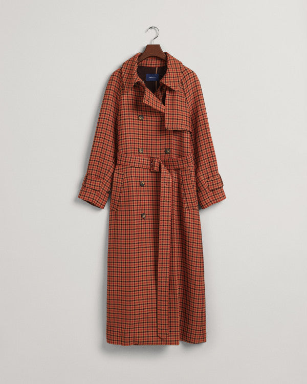 GANT Check Trench Coat/Kaput 4751087